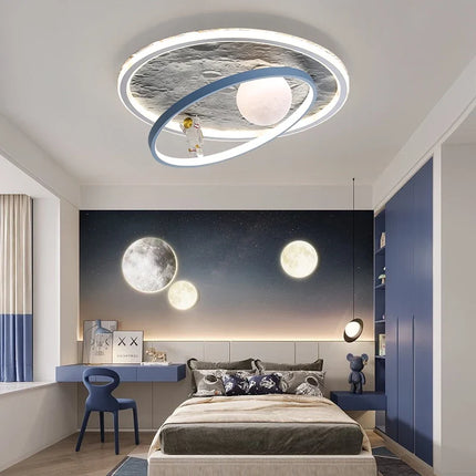 Plafonnier LED rond pour éclairage intérieur contemporain — LZ4T9Q7
