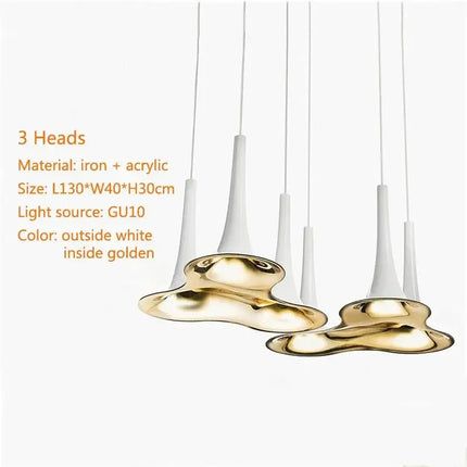 Suspension en métal au design italien pour intérieur moderne — LZ4X9M