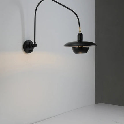 Applique murale industrielle à bras pivotant réglable pour intérieur — LZ4X9T1