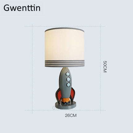 Lampe de bureau design fusée style méditerranéen nordique — LZ4X9Q7