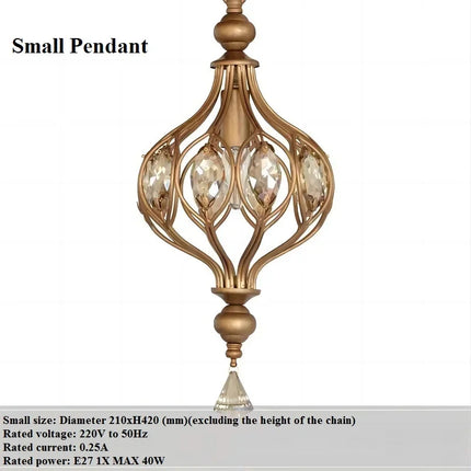 Suspension vintage en cristal pour éclairage intérieur — LZ4D7Q9