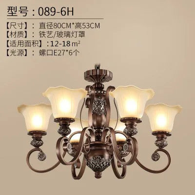 Lustre suspension vintage style nordique pour éclairage intérieur élégant — LZ4P7XQ