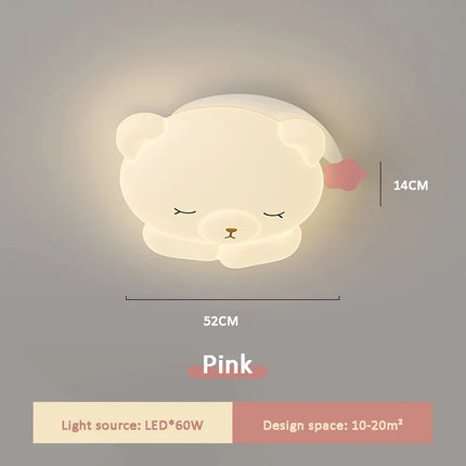 Plafonnier ours mignon pour chambre d’enfant au design romantique — LZ4P9XJ