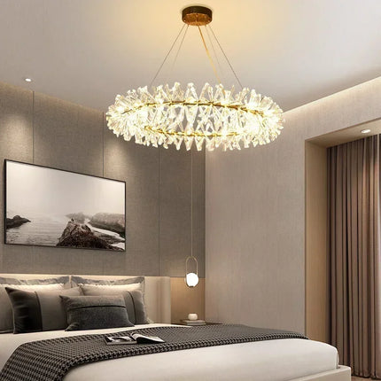Suspension en cristal transparent pour décoration intérieure moderne — LZ4X9P