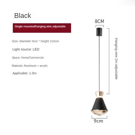 Lampe de chevet postmoderne lumineuse pour décoration intérieure — LZ4X9T2