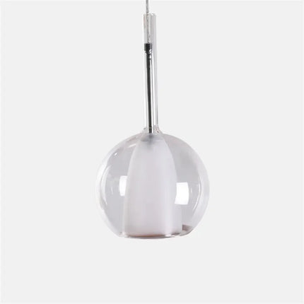 suspension moderne led en verre pour restaurant intérieur