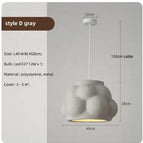 Style D gris / 3 lumières changeables