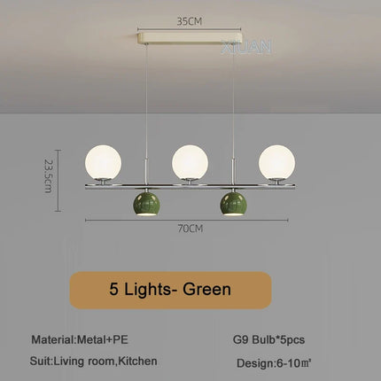 Suspension LED ronde pour table design moderne — LZ4X9Q2