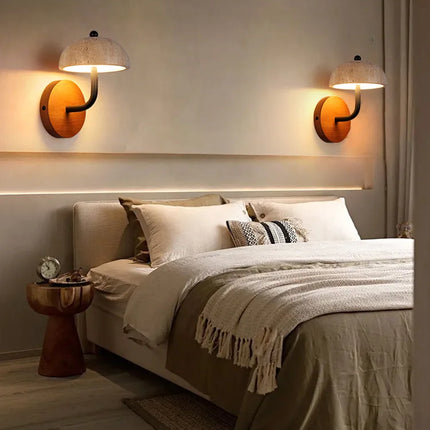Lampe de table en pierre naturelle pour ambiance chaleureuse — LZ7XQ2