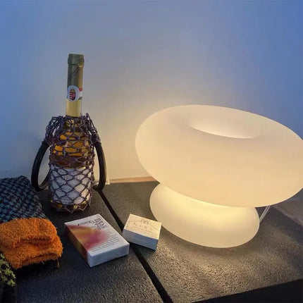 Lampe de chevet circulaire en verre au design tendance — LZ4P9XQ