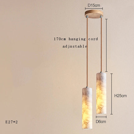 Suspension LED en marbre au design moderne et luxueux — LZ4X9P