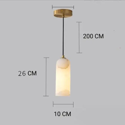 lustre en marbre design moderne pour bar restaurant
