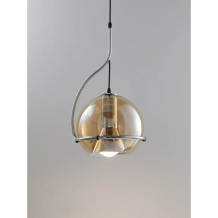 Lustre boule en verre style nordique pour éclairage rétro — LZ4X7Q9