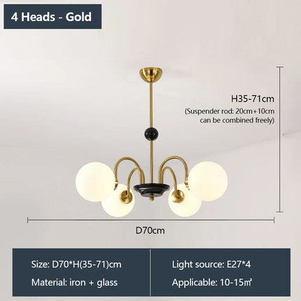 Lustre rétro avec lumière douce et protection oculaire — LZ4F9X2