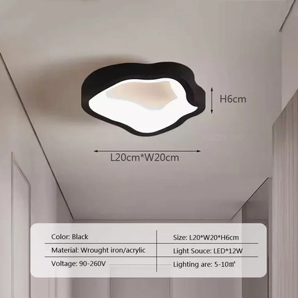 Plafonnier LED nordique pour salon