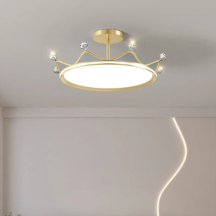 Plafonnier couronne pour chambre enfant avec protection des yeux — LZ4X9T