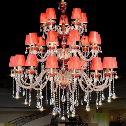 Lustre en cristal design pour décoration de restaurant et café — LZ4X9M