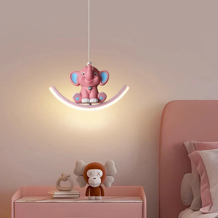 Lustre animaux mignons pour lampe de chevet enfant décoration moderne — LZ4X9T