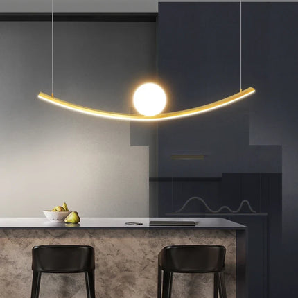 Lustre suspension créatif Dragon Ball style luxe simple — LZ4X9M