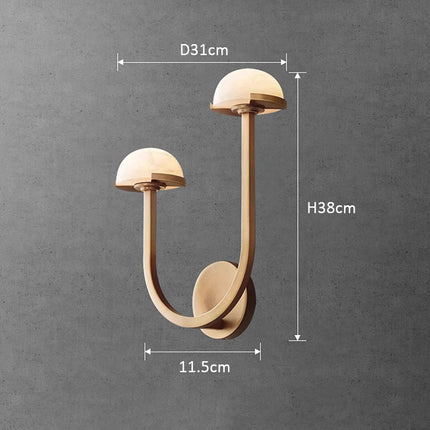 Applique murale en marbre naturel style nordique américain — LZ4D9XQ