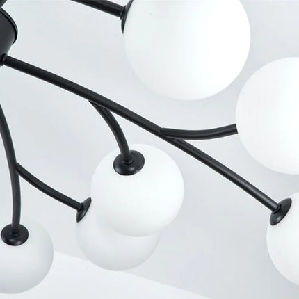 Lustre suspension LED en verre pour cuisine décorative — LZ4P9XJ