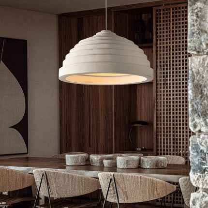 Suspension moderne avec abat-jour arrondi design Jorja — LZ4X9Q