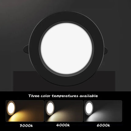 Plafonnier LED encastré ultra fin en aluminium pour intérieur — LZ4X9P