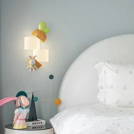 Applique murale LED enfant en forme de lapin panda — LZ4X9Q2