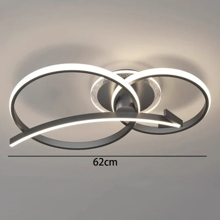 Plafonnier intelligent style nordique pour éclairage intérieur moderne — LZ4X9B