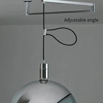 lustre à tête unique angle réglable design minimaliste moderne