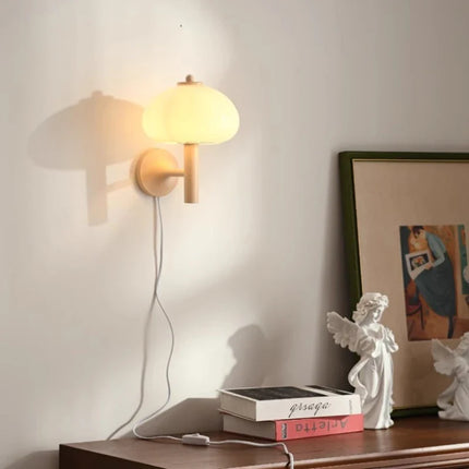 Applique murale en verre blanc style nordique pour intérieur — LZ4R9XQ