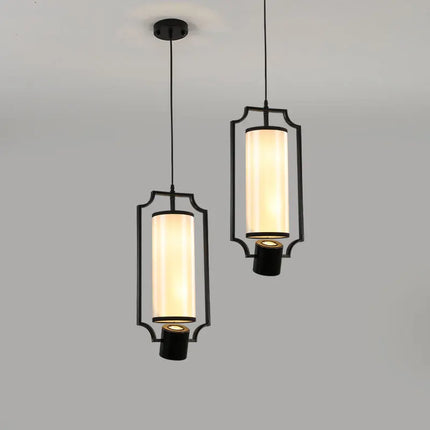 Lustre suspension style chinois rétro pour éclairage élégant — LZ4X9M