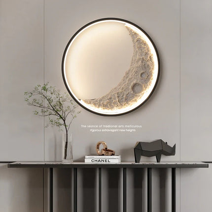 Applique murale LED décorative en forme de lune moderne — LZ4P9XQ