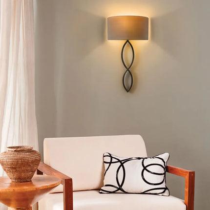 Applique murale Caserta en tissu cercle pour décoration intérieure — LZ4D9Q7