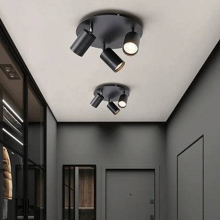 Spot LED sur rail pour éclairage intérieur avec ampoule remplaçable — LZ4X9M