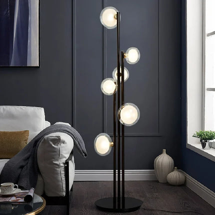 Lampadaire design nordique en verre pour décoration intérieure — LZ4X9T