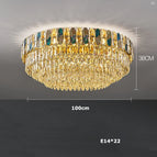 Plafonnier 100cm / Lumière chaude