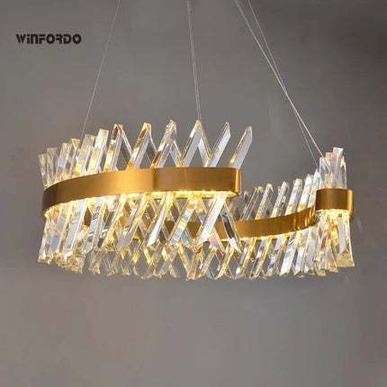 Lustre de luxe en cristal Winfordo WF-XD009 pour éclairage intérieur — LZ4P9XQ