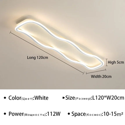 Plafonnier LED moderne pour décoration intérieure lumineuse — LZ4X9Q2
