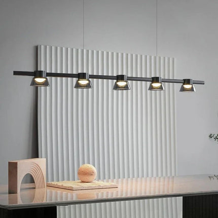 Lustre suspension en verre italien pour intérieur moderne minimaliste — LZ4X9T2