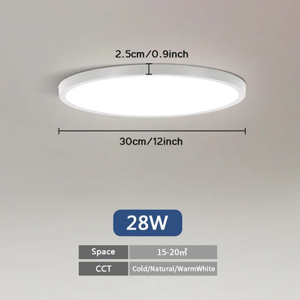 Plafonnier LED ultra mince design nuages pour pièces variées — LZ4X9Q2