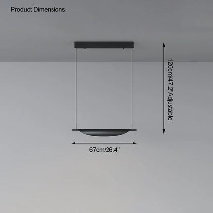Lustre suspendu moderne à intensité réglable pour éclairage élégant — LZ4H9X