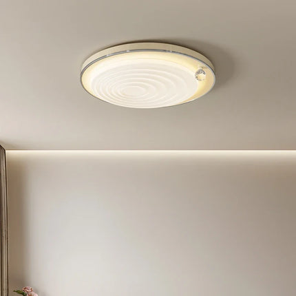 Plafonnier LED rétro en bois style médiéval élégant — LZ4X9P2