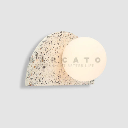 Applique murale LED style terrazzo japonais rétro nordique pour homestay — LZ4QJ7M