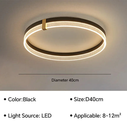 Lustre LED moderne pour décoration intérieure — LZ7FQ2