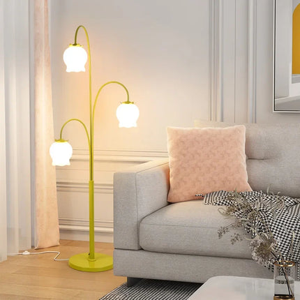 Lampe de chevet américaine à motifs floraux pour cadeau anniversaire — LZ4X9P