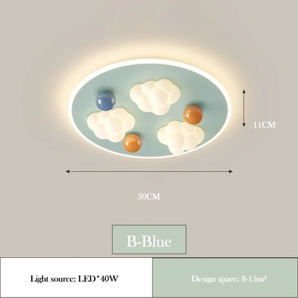 Plafonnier nuage crème pour chambre enfant moderne et chaleureuse — LZ4X9T