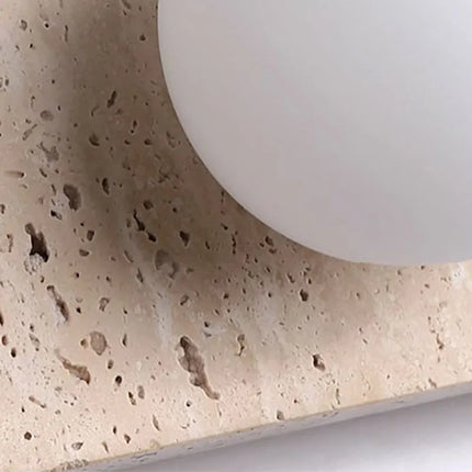 Applique murale en pierre naturelle avec verre pour intérieur — LZ4X9P2