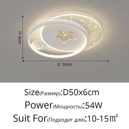 Plafonnier LED moderne pour éclairage intérieur décoratif — LZ4X9P