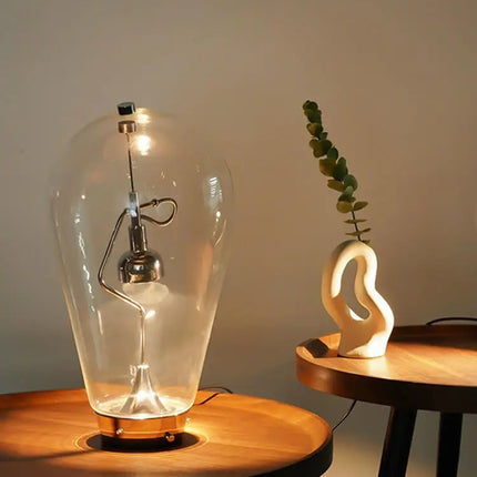 Lampe de bureau tactile en verre style industriel vintage — LZ4X9T